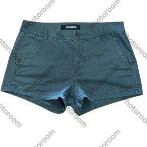 EXPRESS WOMENS TAUPE COLOR SHORTIE MIDRISE SHORTS SIZE 6